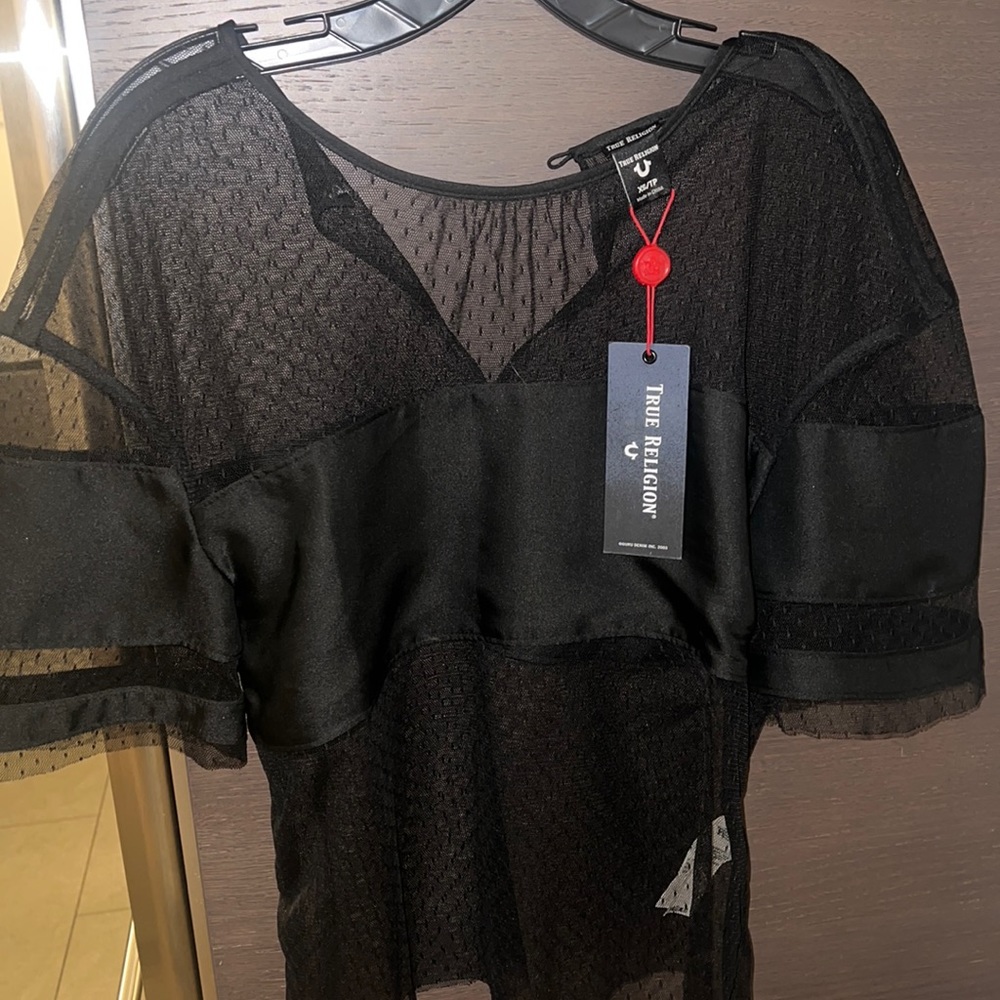 Brand new true religion stylish jersey top size XS
